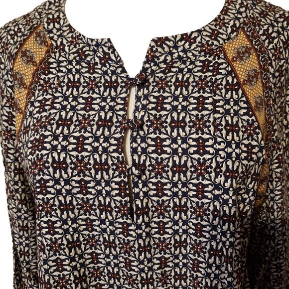 Anthropologie 11 1 TYHLO Top Womens Peasant BOHO Pullover Long Sleeve Size M - Picture 2 of 15